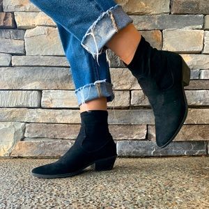 Black ankle booty’s